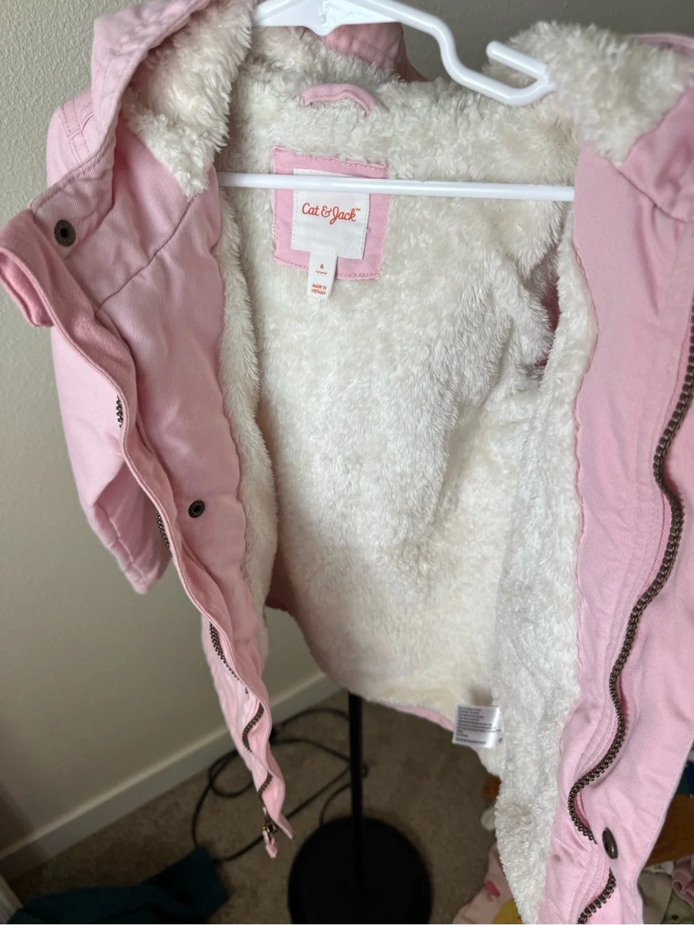 Cat & Jack Light Pink Hooded Jacket